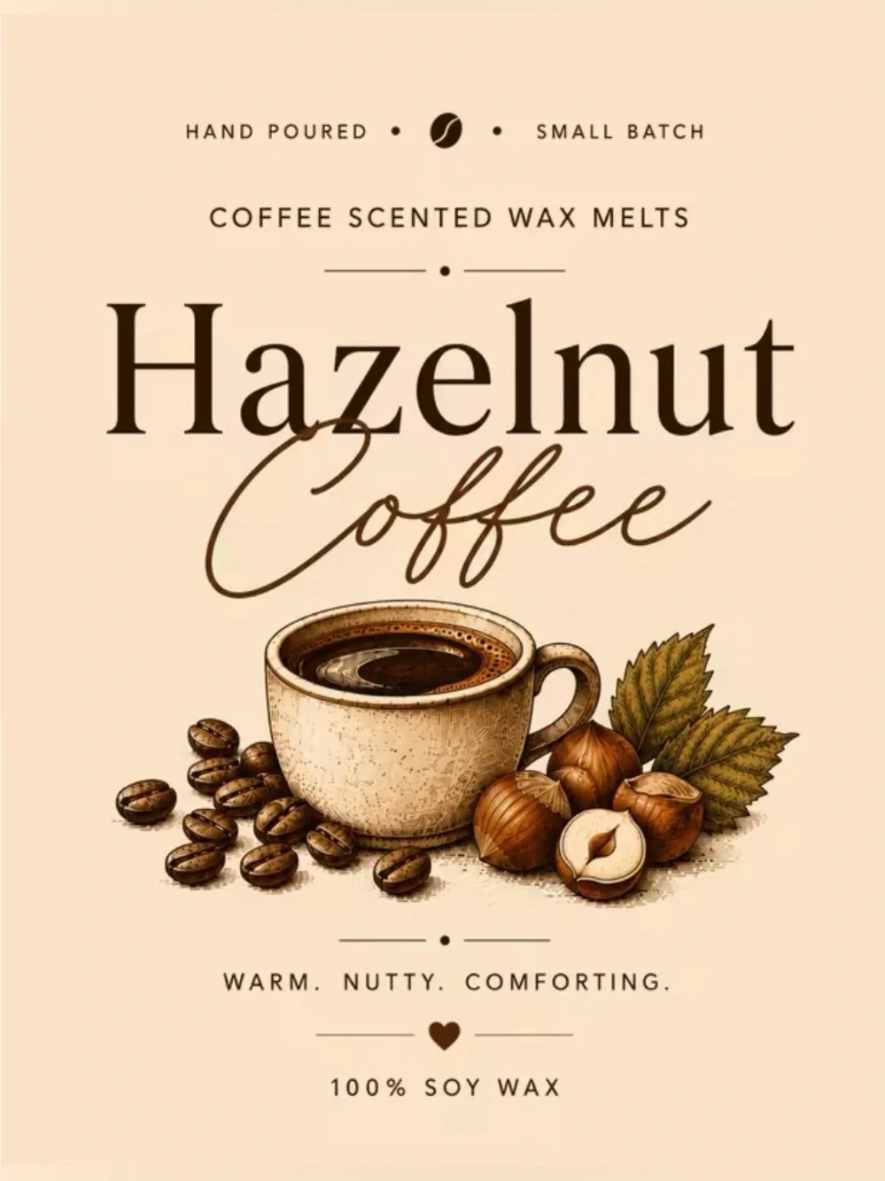 ☕ Hazelnut Coffee Wax Melts ☕